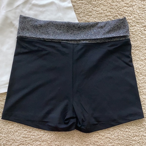 Black & Grey Athletic Shorts - Picture 6 of 9